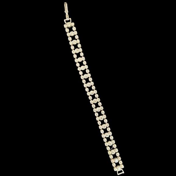 Vintage Rhinestone Bracelet - Picture 4 of 4